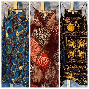 Bundle! 3 cute razorback tank tops, size large